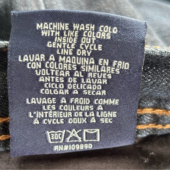 Seven7 Men's Deep Indigo Straight Jeans - Picture 8 of 14